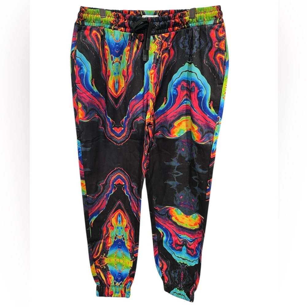 Fresh Prints of Bel Air Abstract Jogger Pants | Size L/G | Multicolor - NWT